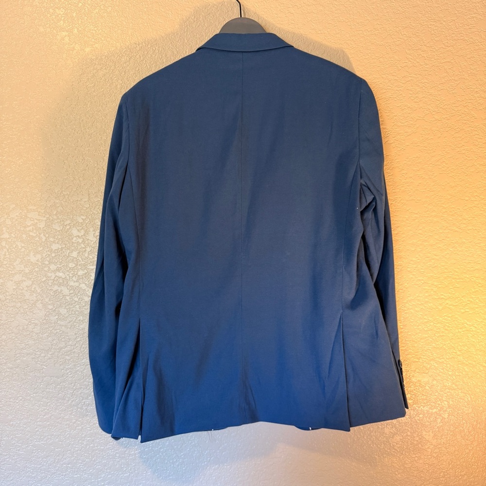 Blue Linen Suit for Men - Picture 2 of 3